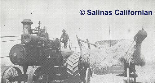 Harvester, Salinas Valley, CA, LH Ph., Neg. 1303, ©Salinas Californian