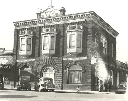 Salinas Armory, Alisal & Salinas Streets, Salinas, California, PH642 ©1920-1930s Salinas Public Library