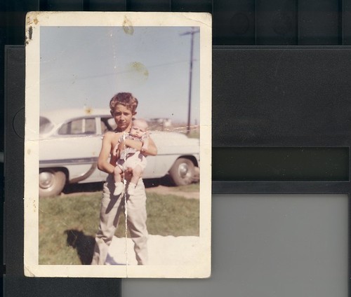 Fulton 1, Andy Fulton and Sister Sara, the Family 1954 Chevy, © Andy Fulton