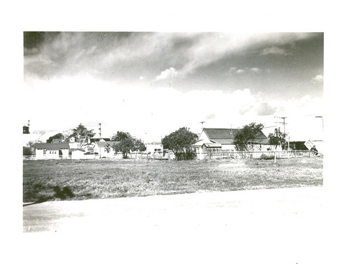 West Bolivar in Santa Rita, looking north, with Masa's store visible; LaVerne Wilcox Photo 37, Santa Rita