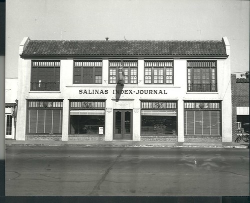 Salinas Index Journal, 137 Monterey Street, Salinas, California, LH Ph.604, ©Salinas Public Library