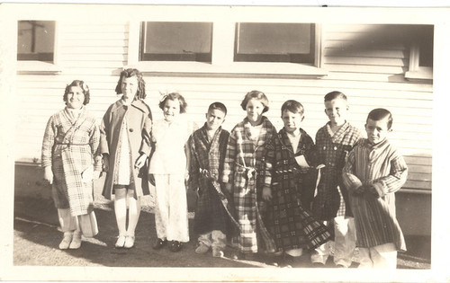 3. Children in a Sacred Heart School Play, Salinas, California. Elkington photo 3, ©1937 Anna Elkington