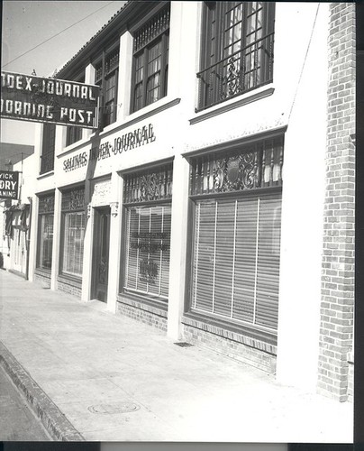 Salinas Index Journal/Morning Post, 137 Monterey Street, Salinas, California,LH602, ©Salinas Public Library