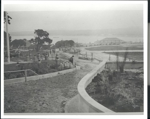 Road Construction, Soldier Field, Presidio of Monterey LH567 © Salinas Public Library