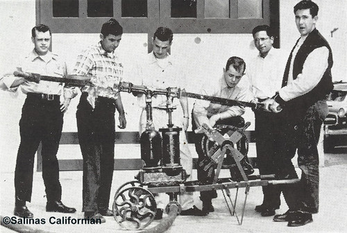 Salinas firemen with Chinese Pumper, Salinas, CA Ph. 1276, No Negative; ©Salinas Californian