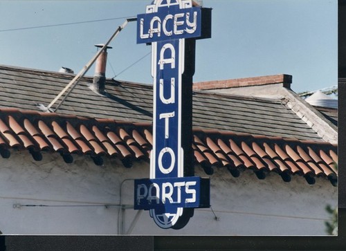 Lacy's Auto Parts Monterey and Market Streets, LH Ph. 1457, No Negative ©1985Ken Lynn