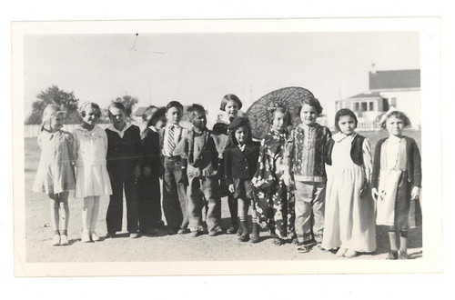 8. Sacred Heart School Play - Children of all Nations, Salinas, California, late 1930's, Elkington Photo 8, © 1937 Anna Elkington