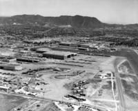 1950s - Aerial View of Burbank Airport