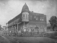 1880s - First Brick building in Burbank at corner of Olive Avenue and San Fernando Road