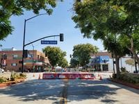 2020 - San Fernando blocked off for Al Fresco dining during COVID