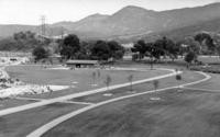 1940s - Buena Vista Park with Griffith Park in Background