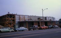 1962 - Burbank Central Library Construction from Across Glenoaks