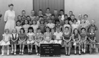 1958 - Kindergarten Classroom Photo for Emerson Elementary