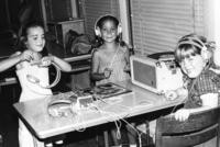 1980s - Burbank Unified School District Students at Listening Station