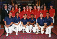 1990s - Elaine Paonessa and a group of unidentified people at an unidentified event