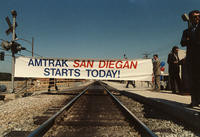 1990 - Amtrak Burbank to San Diego Line Dedication