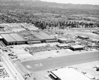 1950s - Aerial View of Burbank Airport