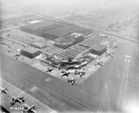 1950s - Aerial View of Burbank Airport