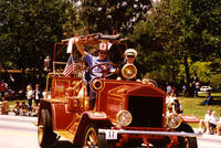 1980s - Fire Captain and Fire Chief at Burbank on Parade