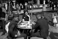 1968 - Marines Dining with Teen Hostesses at Marine Day