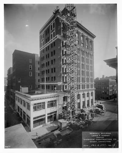 Dinwiddie Construction Co., photo of Newhall Building