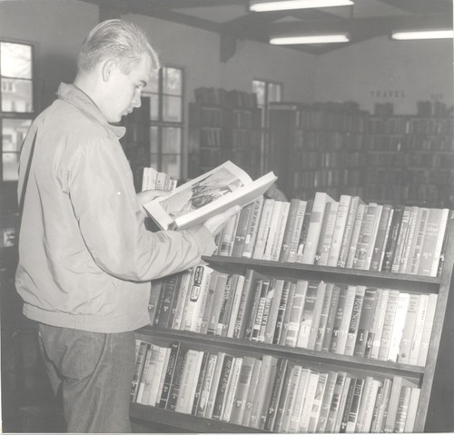 "New Books, 1958" at Visalia Public Library, Visalia, Calif