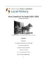 Henry Cowell and His Family (1819-1955)