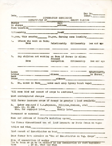 Registration Sheet