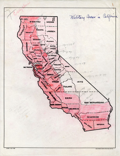 "Military Areas in California"
