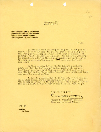Correspondence on dependency cases