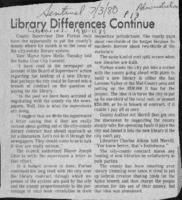 Library Differences Continue