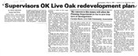 Supervisors OK Live Oak redevelopment plan