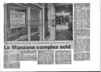 La Manzana complex sold