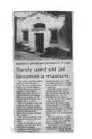 Rarely used old jail becomes a museum