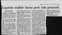 Capitola mobile home park sale proceeds