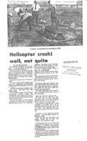 Helicopter crash! well, not quite