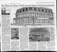 The Mansion House Hotel was an elegant downtown structure