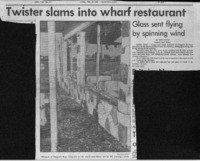 Twister slams into wharf restaurant