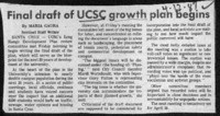 Final draft of UCSC growth plan begins