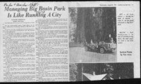 Managing Big Basin Park is like running a city