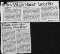 Grey Whale Ranch funds cut