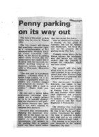 Penny parking on its way out