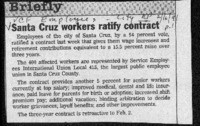 Santa Cruz workers ratify contract