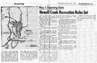 Newell Creek Recreation Rules Set