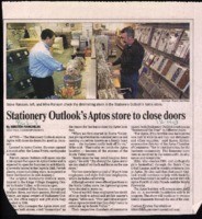 Stationery Outlook's Aptos store to close doors