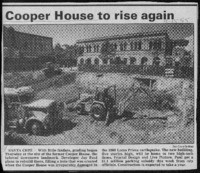 Cooper House to rise again