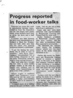 Progress reported in food-worker talks