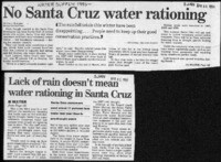 No Santa Cruz water rationing