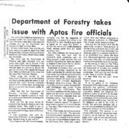 Department of Forestry takes issue with Aptos fire officials