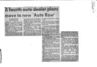 A fourth auto dealer plans move to new 'Auto Row